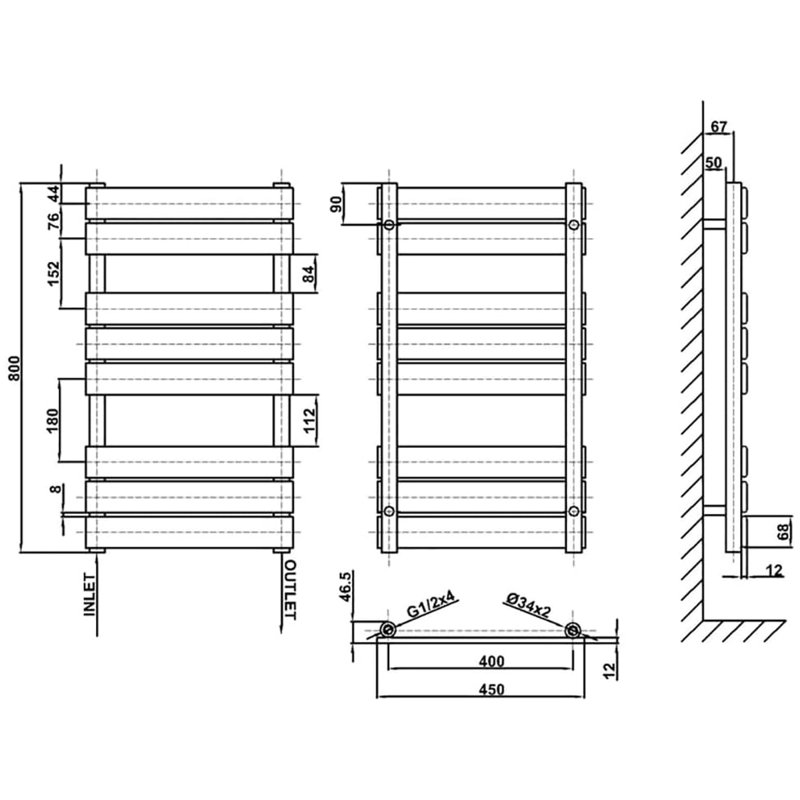 Noella Vertical Designer Radiator
