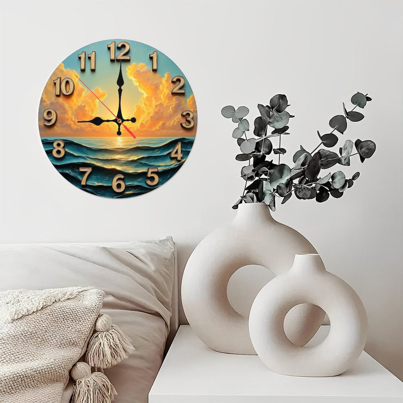 Horloge murale Ocean Sunset