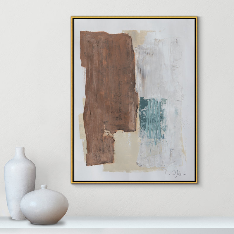 Together We Work " Together We Work I " by Filippo Ioco, 41.5'' H x 31.5'' W x 2'' D, Gold Framed