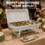 Ensemble de 5 chauffe-plats Chafing-461377581