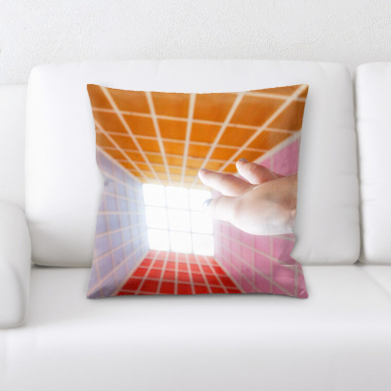 Coussin décoratif de couleurs vives
