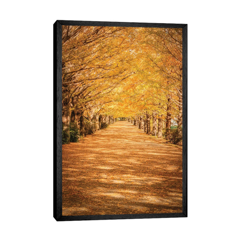 Mount Fuji XVI by Daisuke Uematsu - Print on Canvas, Black Framed, 101.6cm H x 66.04cm W x 3.81cm D