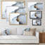 Luxe luxueux or gris marbré, art sur toile moderne-698939156-698939164