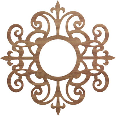Médaillon de plafond en bois Dijon