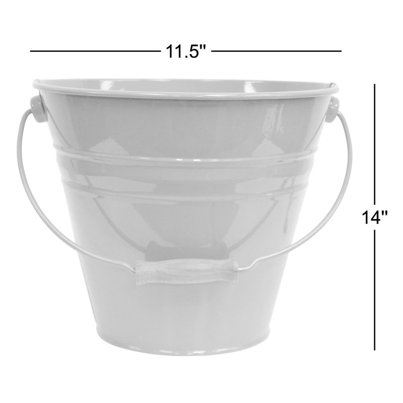 August Grove Decorative Bin, Blue