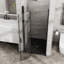 Porte de douche pliante en verre sans cadre l 34 po x H 72 po-115203719