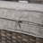 2-Piece Wicker Patio Conversation Set with Gray Cushions & Coffee Table