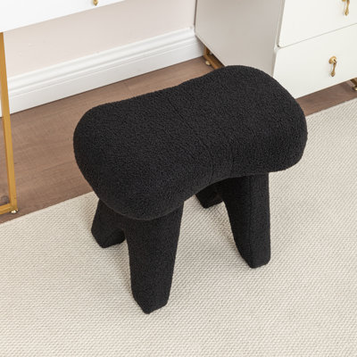 Faux Fur Make-Up Chair