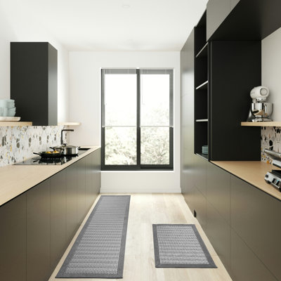 Non Slip Kitchen Rugs Sets Of 2 - Extra Large 20"X71" + 20"X32" Runner Rugs For Kitchen Floor Non Skid Washable, Absorbent Kitchen Mat For In Front Of Sink 2 Piece