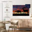 Silhouette de wapiti Brampt-107696170