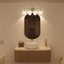 Dimmable Bathroom Wall Light with White Glass Shades-907329099-907329100-907329102