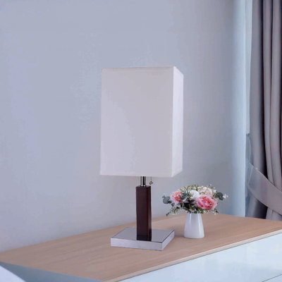 LAMPE DE TABLE EN BOIS CARRÉE DE 26 po H (1 PC / RTC), différents styles de décoration