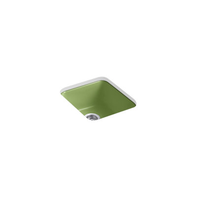 IronTones 17" L x 18-3/4" W x 8-1/4" Top-Mount/Under-Mount Single-Bowl Kitchen Sink