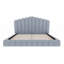 Structure de lit en velours pour grand lit-121066380