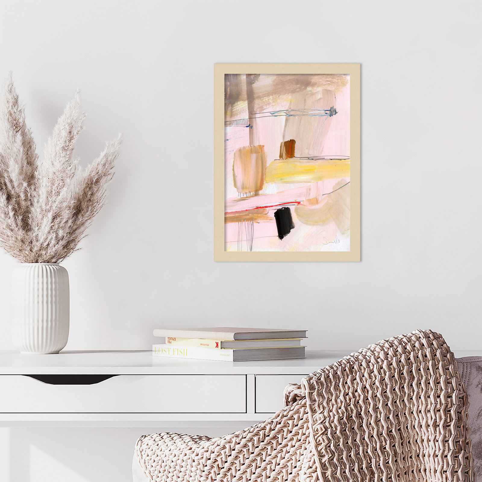 Cleve "Summer Dream" Print by Dan Hobday, Brown, 17" H x 13" W