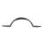 Black Door Pull Handle Wrought Iron Rust Resistant Renovators Supply
