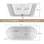 67 x 29.5 Freestanding Soaking Acrylic Bathtub-93659337
