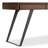 Lowry - Large Desk - Distressed Charcoal Brown