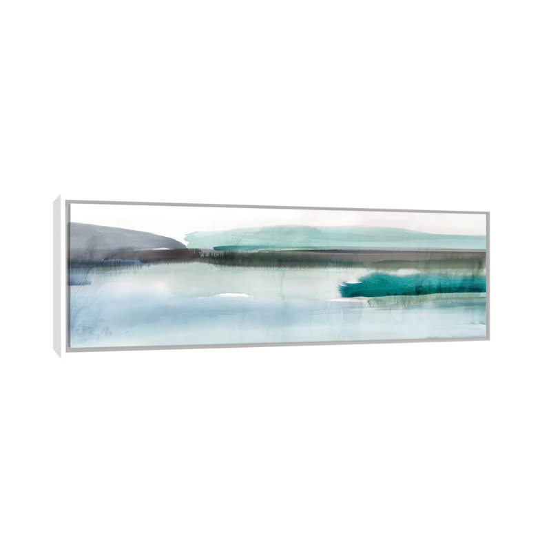 «Slide Away I» par Isabelle Z - impression panoramique, H 16 po x l 48 po x 1,5 po, Toile blanche encadrée