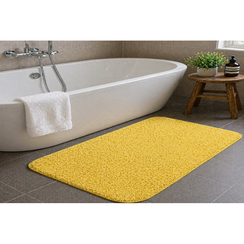 Single Bathmat Yellow, Yellow