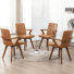 Ensemble de chaises de salle à manger pivotantes à 360 ° Koester