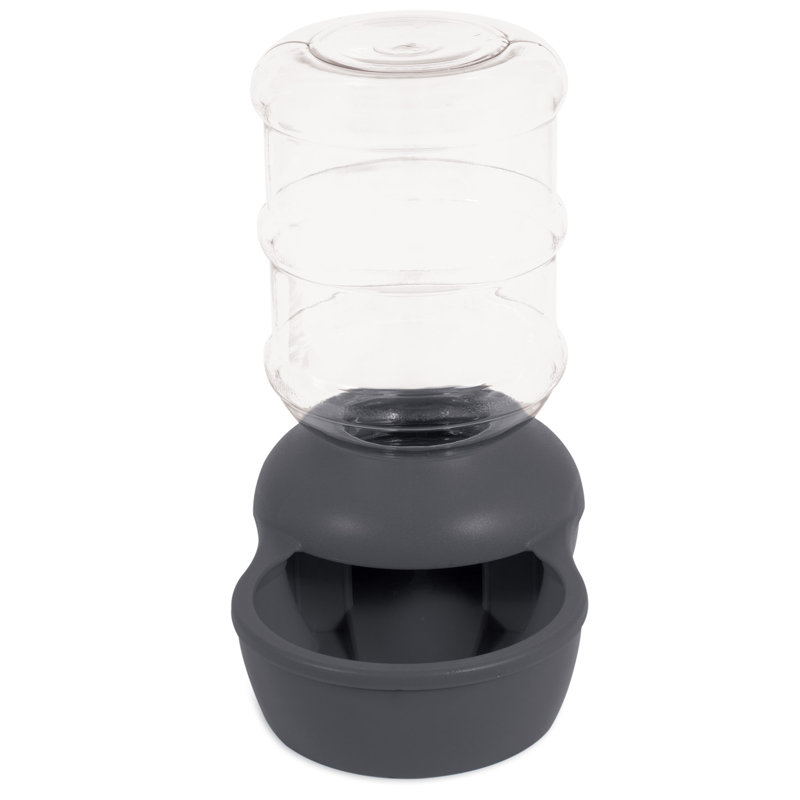 Mangeoire à eau automatique lebistro gravity, Gris foncé, Grand (320 oz de liquide)