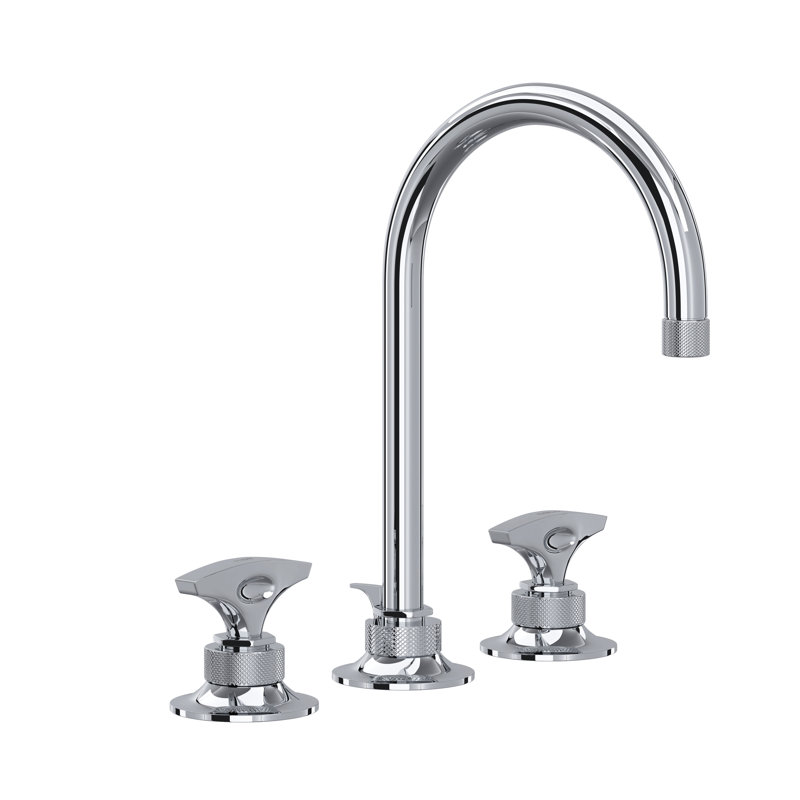 Graceline® Widespread Bathroom Faucet with Drain Assembly, Polished Chrome, Cross