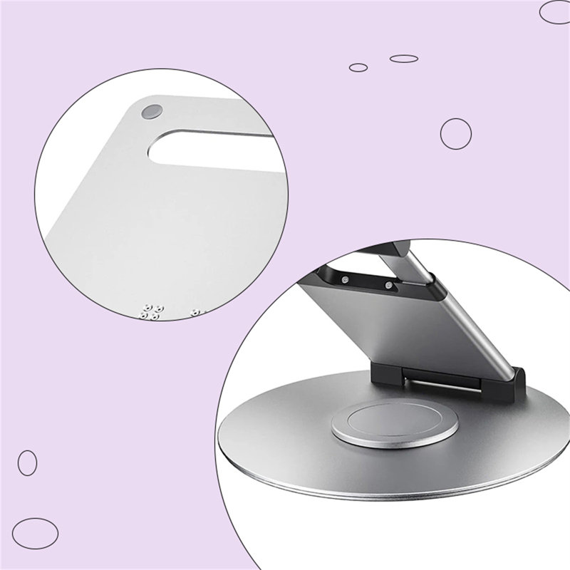 Porte-bloc-notes en métal Maynar, Argent