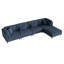 4 Seater Corduroy Corner Sofa 
