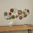 Metal Embossed Plate Home Wall Decor with Scroll Frame