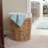 Oversized Wicker Basket Laundry Hamper with Removable White Cotton Liner