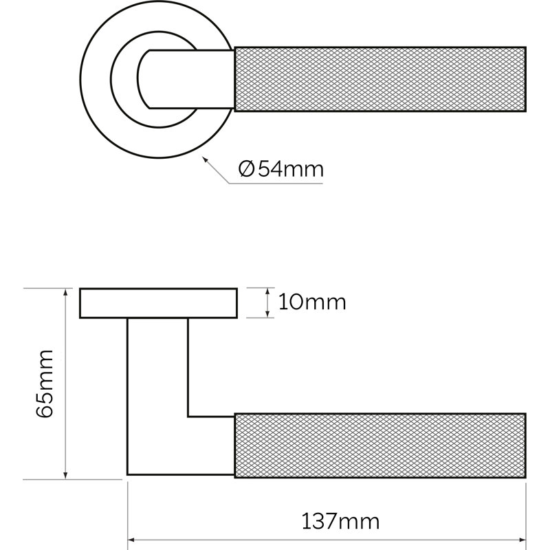 Arlington Stainless Steel Door Handle Pack - Privacy