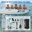 Inflatable Stand Up Paddle Board 335 x 86 x 15 cm, 200kg Capacity SUP with Carry Bag, Pump, Camera Mount & Full Accessories for Youth & Adults