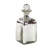 Silver Glass Living Room Decorative Jars, Set of 3 9", 10", 11"H