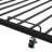 Queen Size Metal Platform Bed Frame With Trundle, USB Ports And Slat Support ,No Box Spring Needed Black-373145731