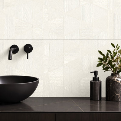 Refinery 12'' W x 24'' L Patterned Porcelain Singular Tile