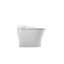 Toilette bidet allongée à double chasse (siège inclus)