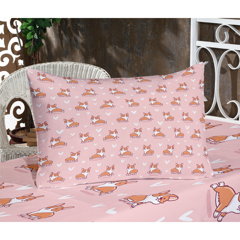 Drap-housse et coussin décoratif marocain Ambesonne, Ensemble de draps pour très grand lit californien