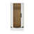 White/Warm Oak selected