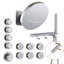 Système de douche thermostatique complet avec valve brute-94401997