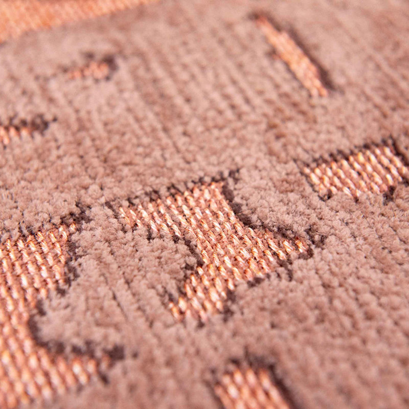 Za Copper Jacquard Recycled P.E.T Rug, Rectangle 235 x 340 cm