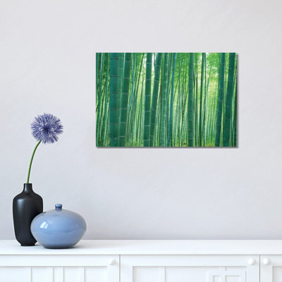 Bamboo Forest, Sagano, Kyoto, Japan 1 Piece Wrapped Canvas Wall Art