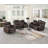 Power Motion Sofa 1Pc Contemporary Gel Leatherette Storage Arms W Cup Holder Living Room Furniture-2132295984
