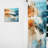 Dillian Teal Waves Fight - Nautical Curtain - Velvet Room Darkening - 1 panel-417149737