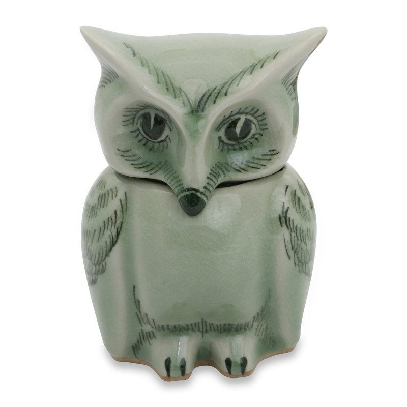 Pot de rangement hibou