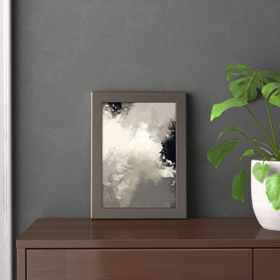 Stainless Silver Beveled Picture Frame