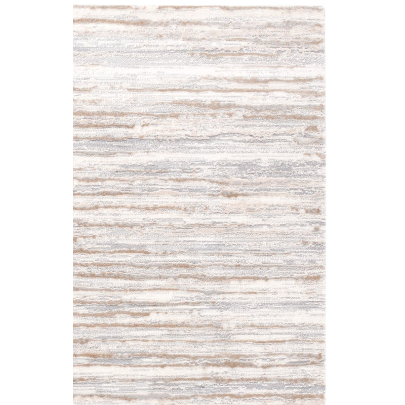 Lagoon Performance Striped Rug, Square 6'7"