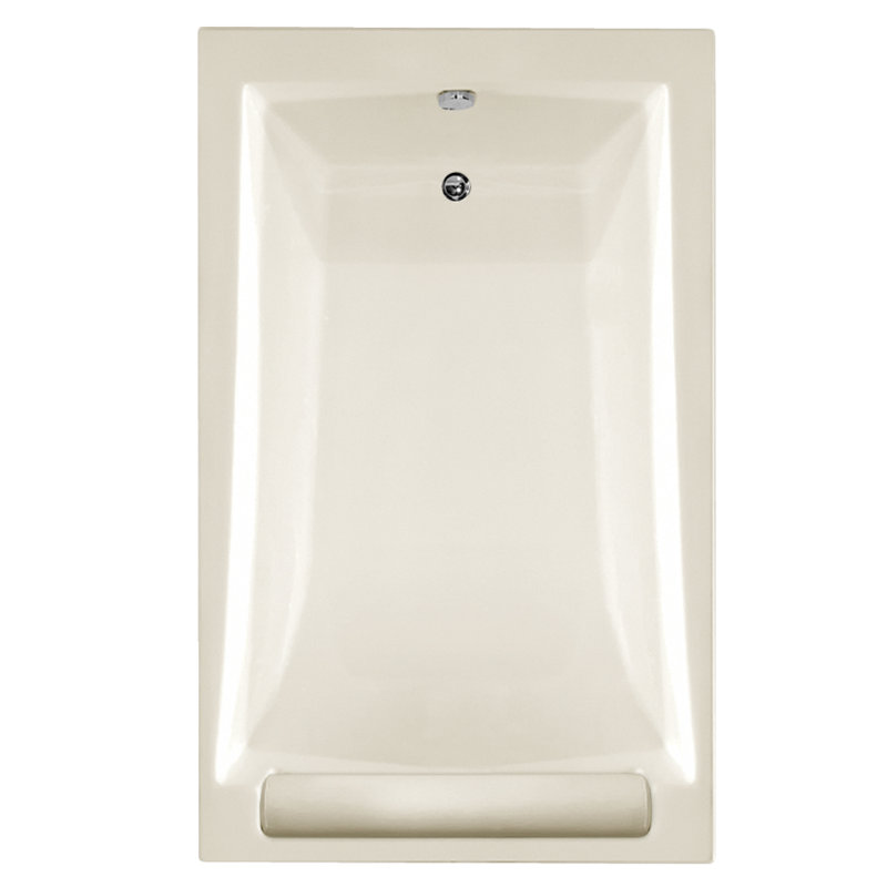 Regal 70'' L Soaking Bathtub, Biscuit, White