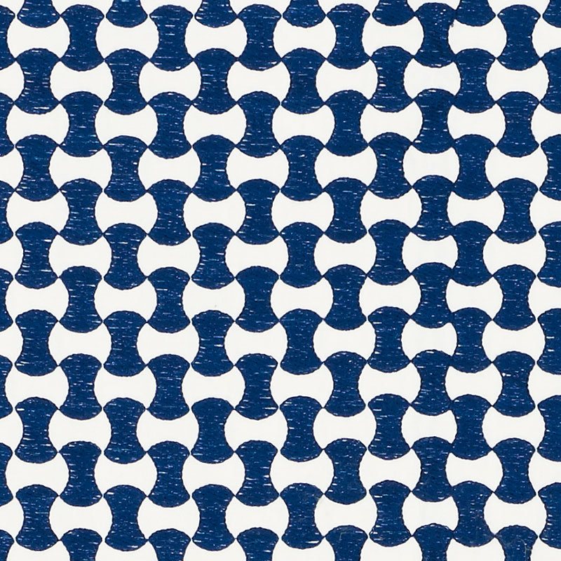 Tissu de broderie Nolita, Bleu marine