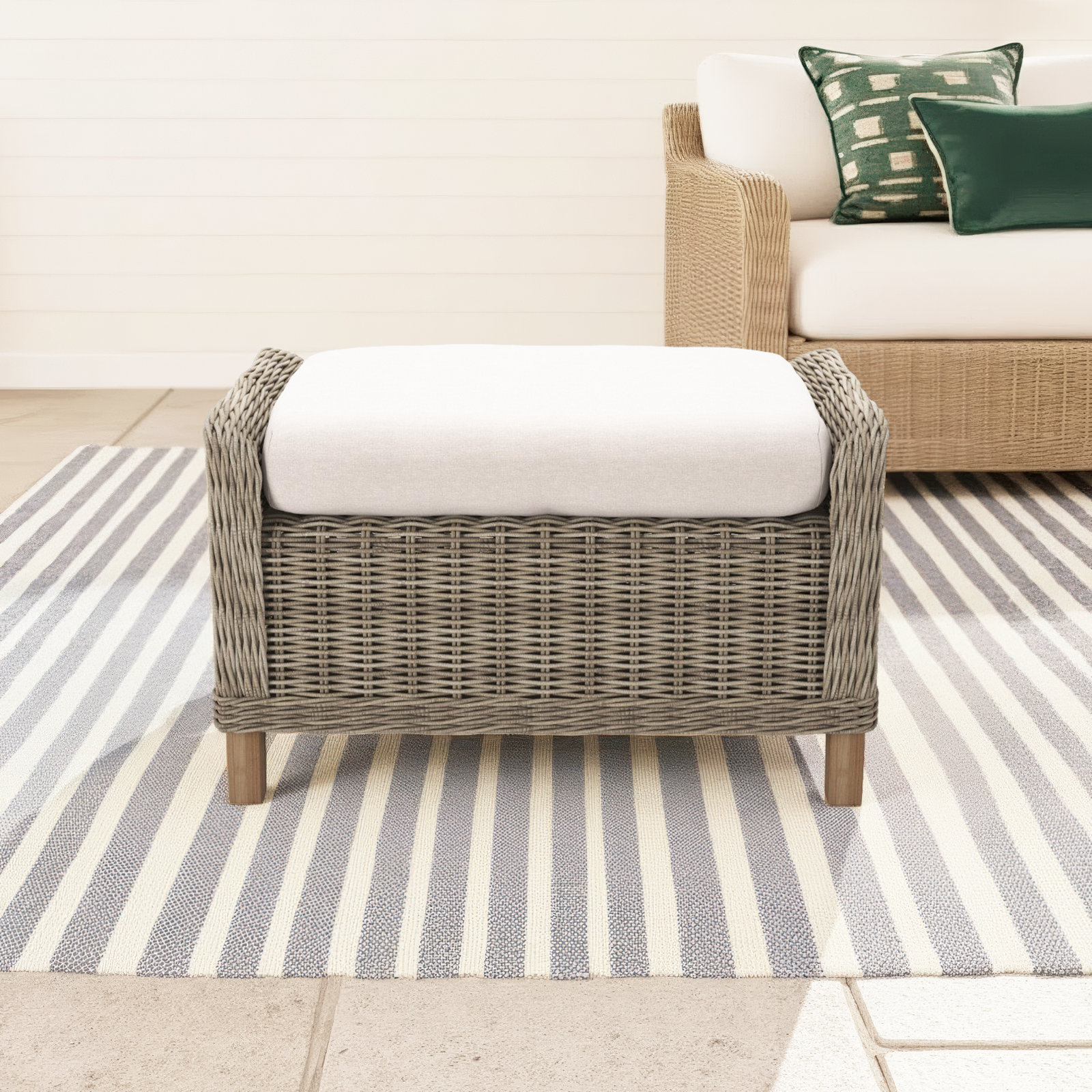 Kells Sunbrella® Patio Ottoman